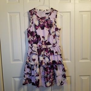 Banana republic ruffles dress